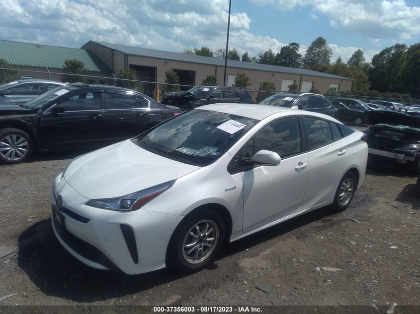 VIN JTDKARFUXK3101004 2019 TOYOTA PRIUS L ECO/LE/XLE/LIMITED