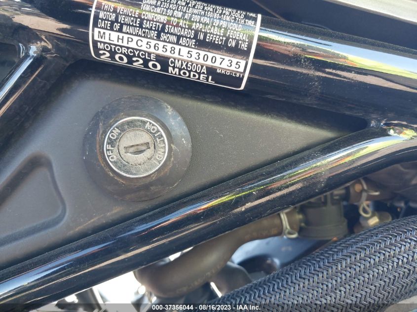 2020 HONDA CMX500 A MLHPC5658L5300735