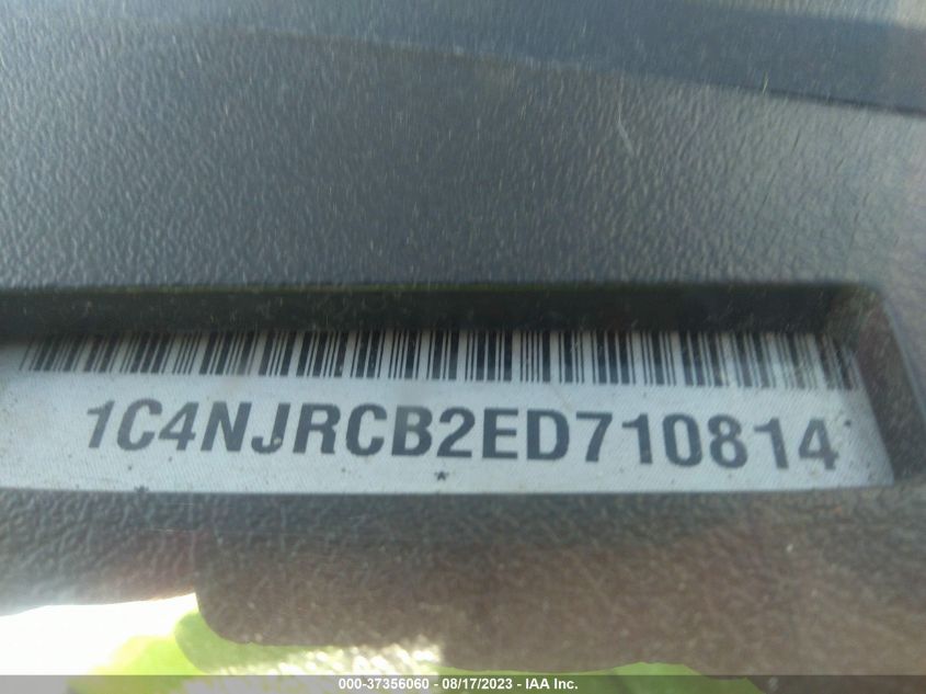 2014 JEEP PATRIOT LIMITED - 1C4NJRCB2ED710814