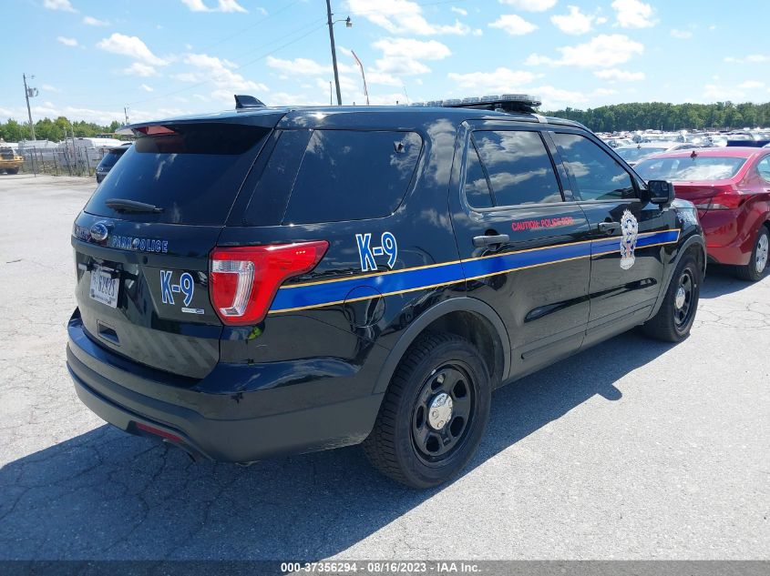 2017 FORD POLICE INTERCEPTOR 1FM5K8AR7HG823417