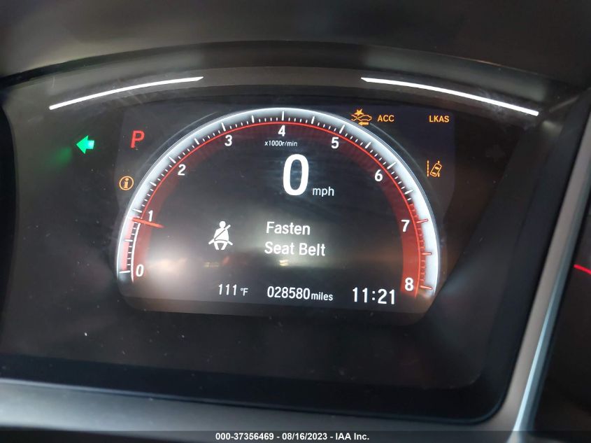2019 HONDA CIVIC SEDAN SPORT - 19XFC2F87KE204816