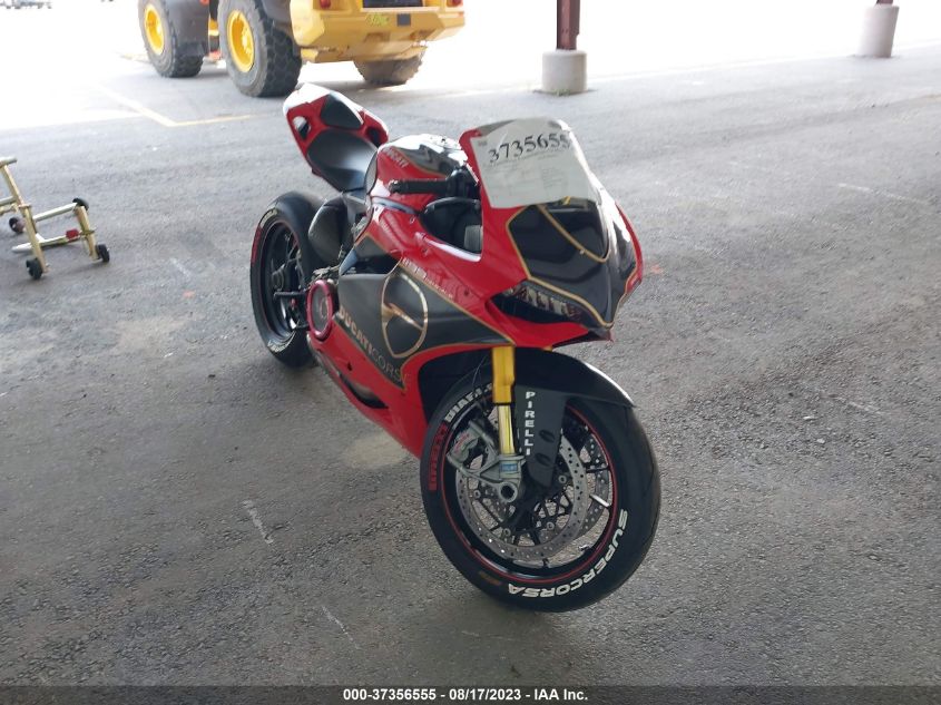2012 DUCATI SUPERBIKE 1199 PANIGALE/S ZDM14BPW5CB000474