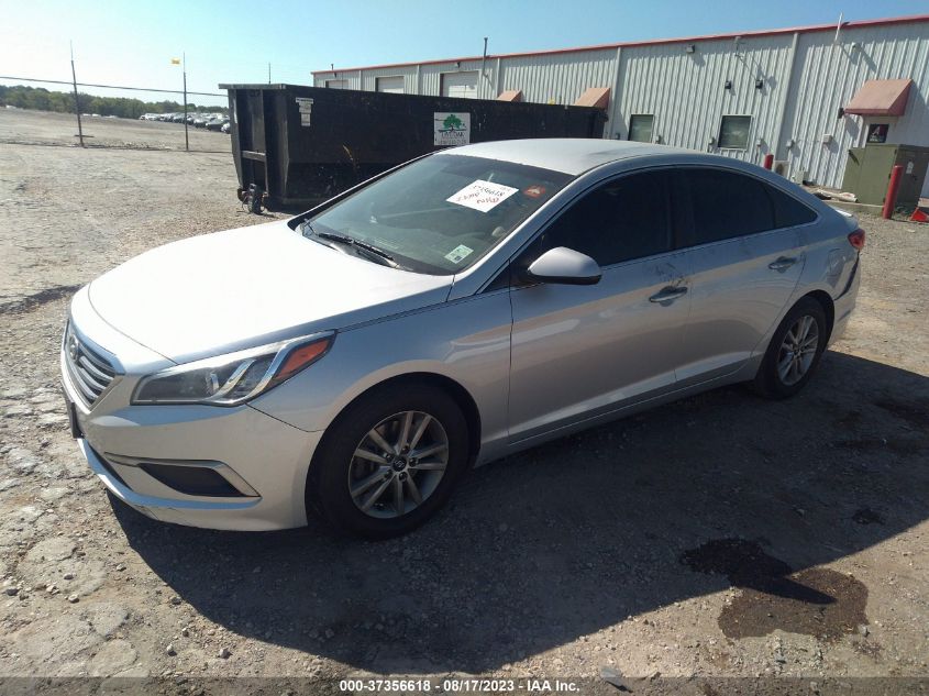 2017 HYUNDAI SONATA 2.4L - 5NPE24AF9HH507889