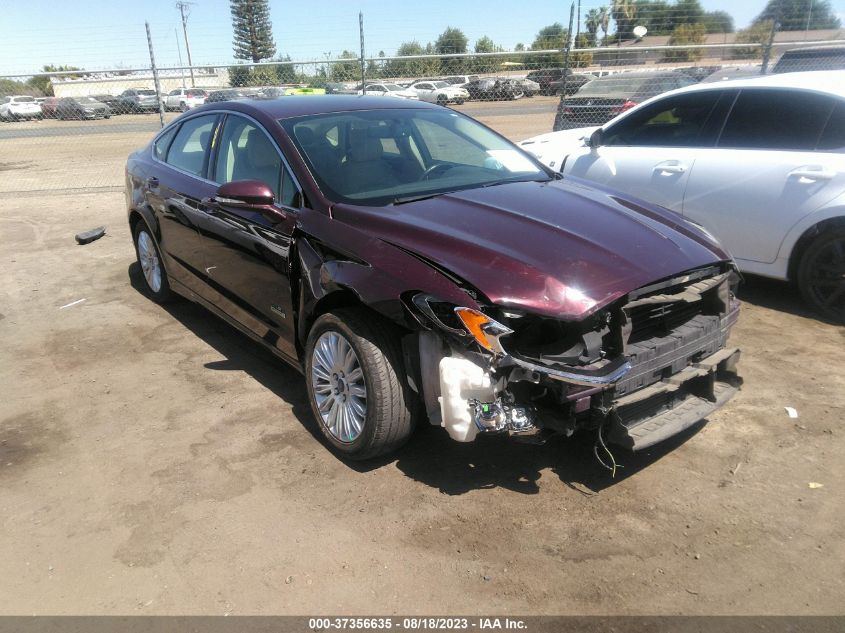 2013 FORD FUSION ENERGI SE LUXURY - 3FA6P0PU0DR254575