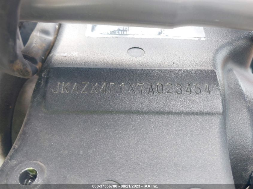 2007 KAWASAKI ZX600 P JKAZX4P1X7A023454
