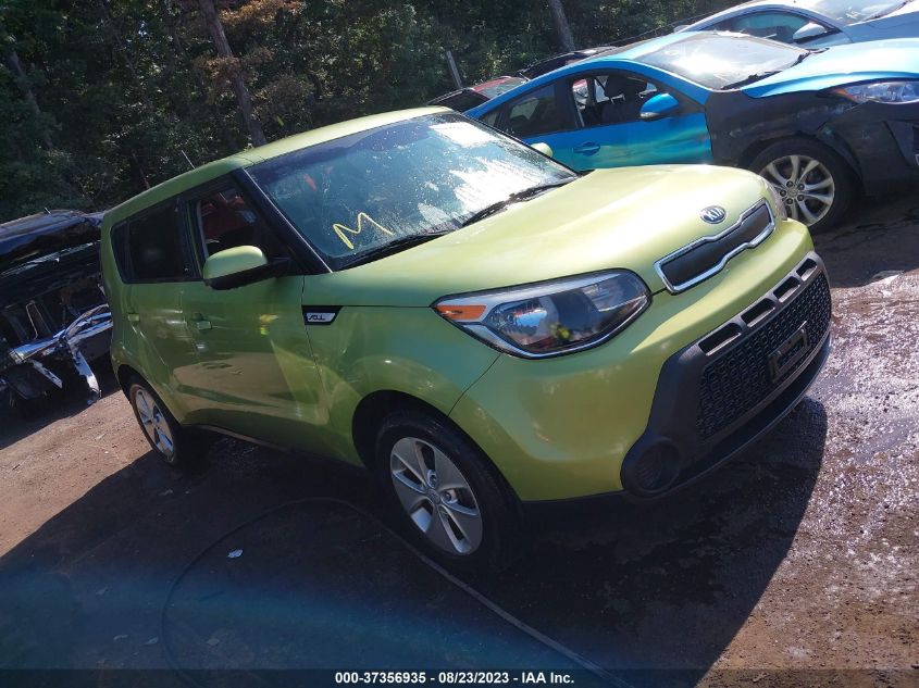2016 KIA SOUL BASE - KNDJN2A29G7821844