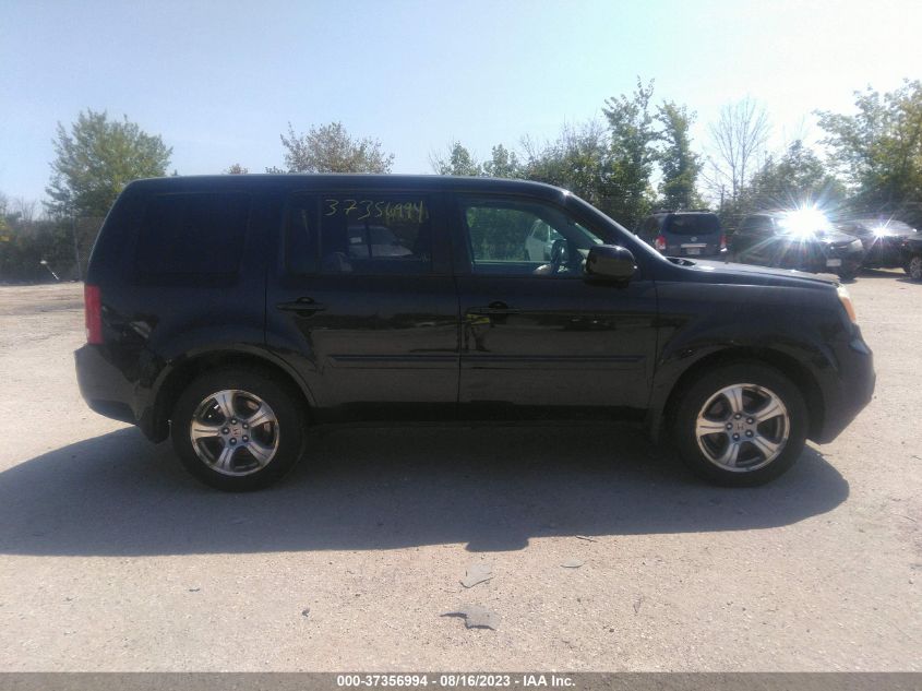 2013 HONDA PILOT EXL - 5FNYF4H59DB027195
