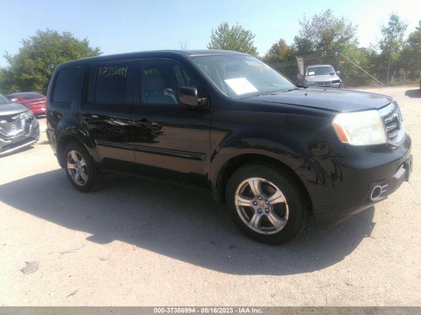 2013 HONDA PILOT EXL - 5FNYF4H59DB027195