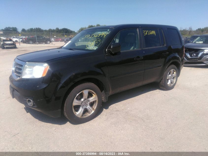 2013 HONDA PILOT EXL - 5FNYF4H59DB027195
