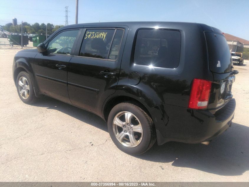 2013 HONDA PILOT EXL - 5FNYF4H59DB027195