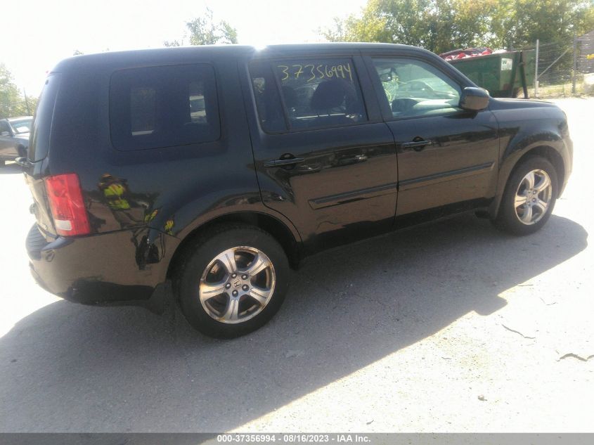 2013 HONDA PILOT EXL - 5FNYF4H59DB027195