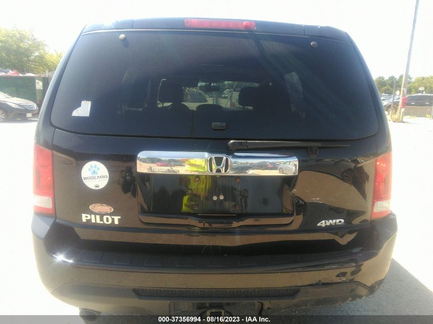 2013 HONDA PILOT EXL - 5FNYF4H59DB027195