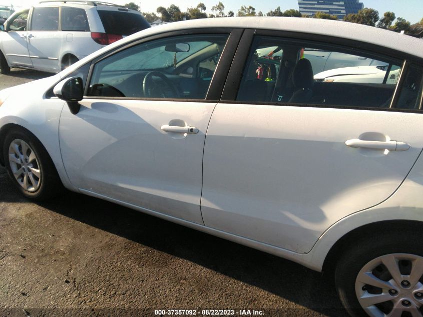 2013 KIA RIO LX - KNADM4A37D6282529