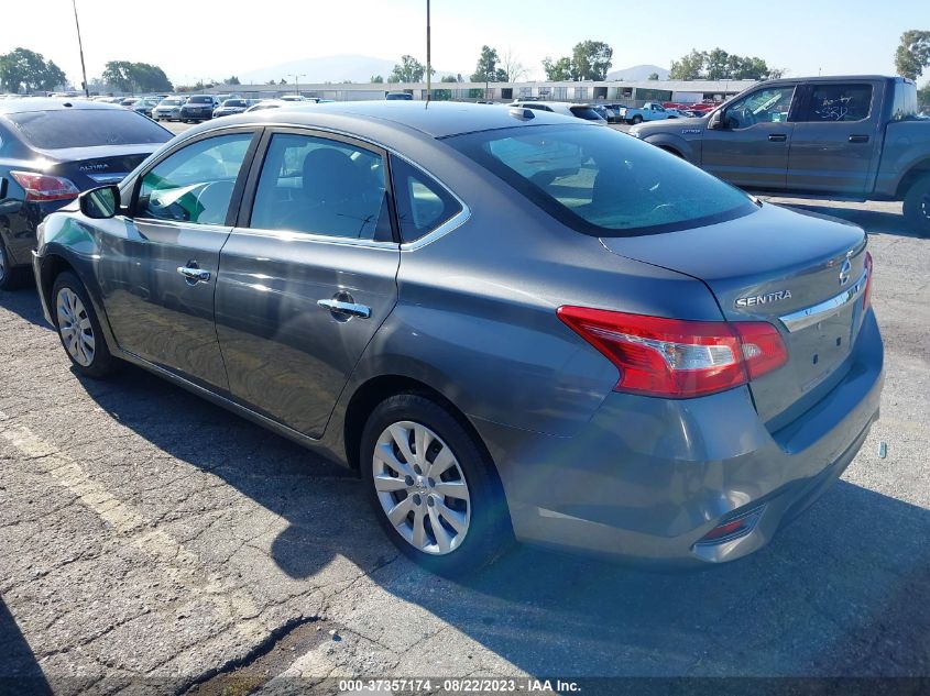 2016 NISSAN SENTRA SR/SL/S/SV/FE  S - 3N1AB7AP6GL666167