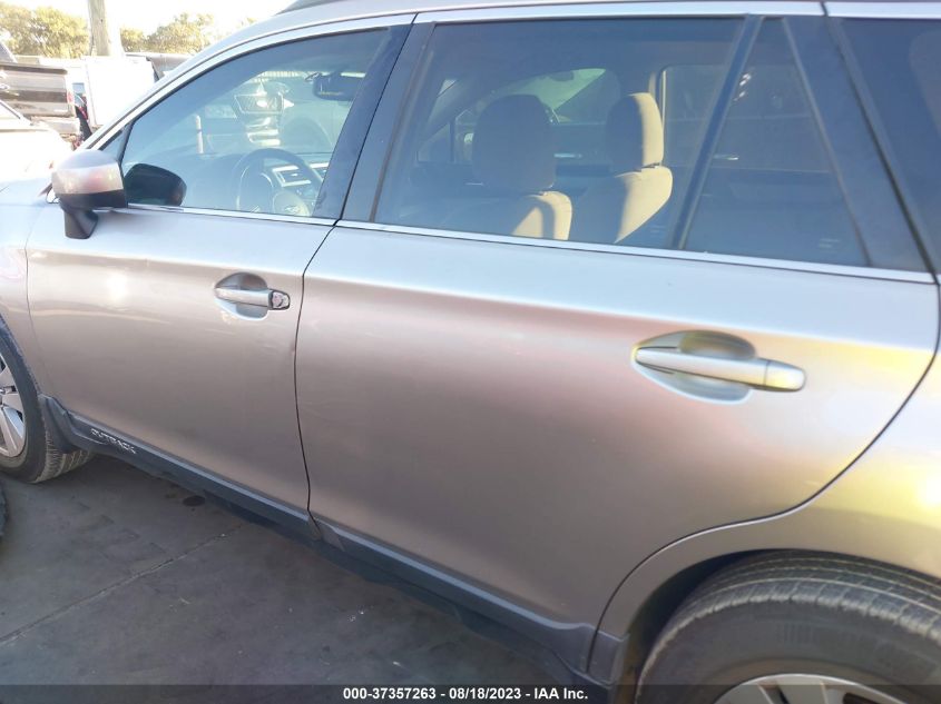2015 SUBARU OUTBACK 2.5I PREMIUM - 4S4BSBDC7F3249398