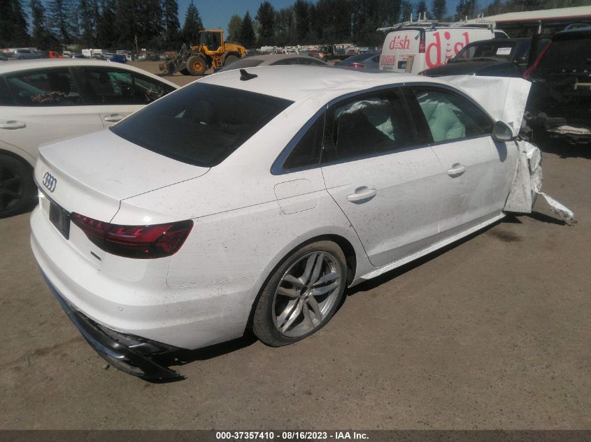 2023 AUDI A4 SEDAN S LINE PREMIUM PLUS - WAUEAAF42PN017170
