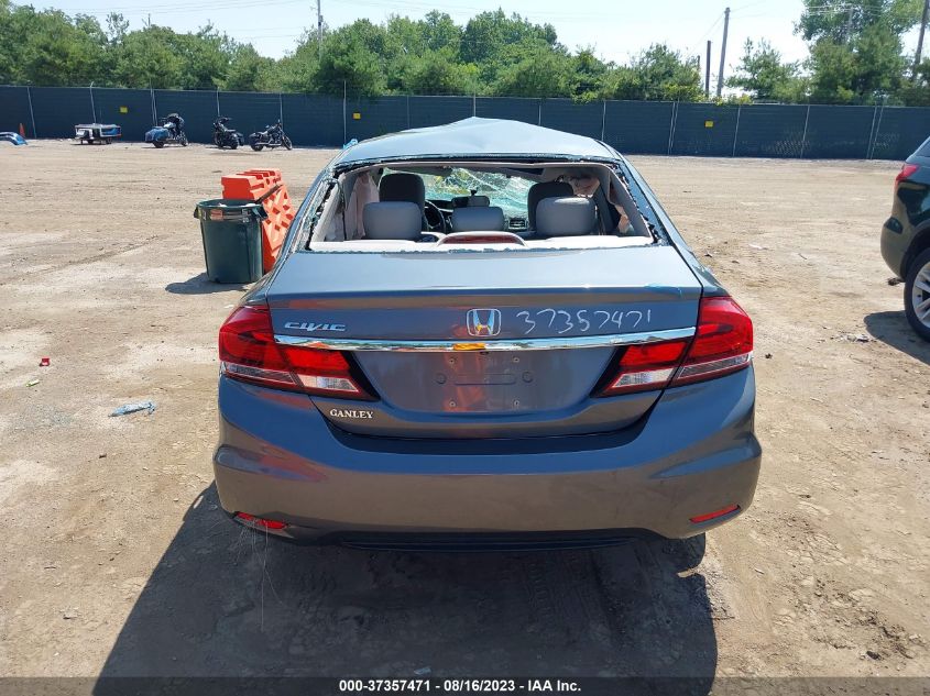 2013 HONDA CIVIC SDN EX-L - 19XFB2F93DE045372