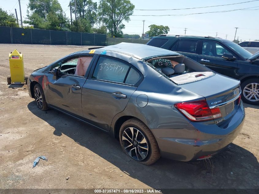 2013 HONDA CIVIC SDN EX-L - 19XFB2F93DE045372