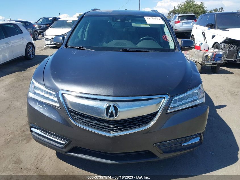 2016 ACURA MDX W/TECH/W/TECH - 5FRYD4H46GB032435