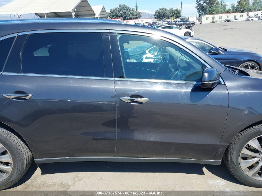 2016 ACURA MDX W/TECH/W/TECH - 5FRYD4H46GB032435