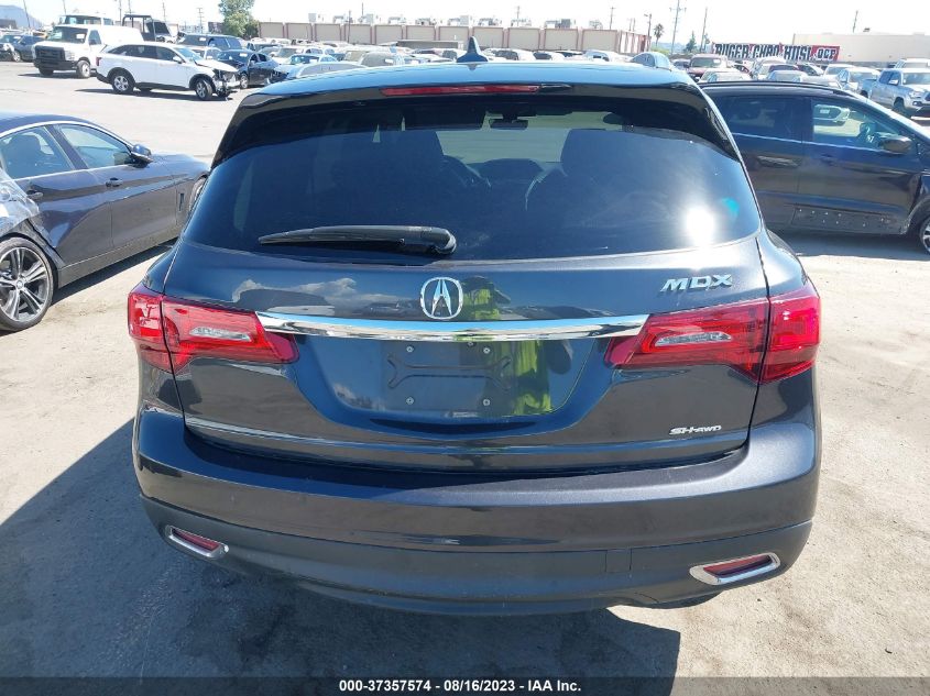 2016 ACURA MDX W/TECH/W/TECH - 5FRYD4H46GB032435