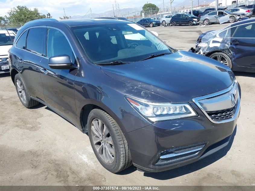 2016 ACURA MDX W/TECH/W/TECH - 5FRYD4H46GB032435
