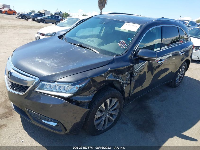 2016 ACURA MDX W/TECH/W/TECH - 5FRYD4H46GB032435