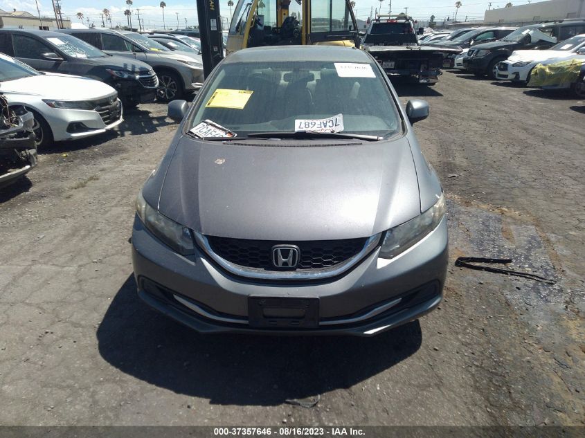 2013 HONDA CIVIC SDN LX - 19XFB2F57DE289345