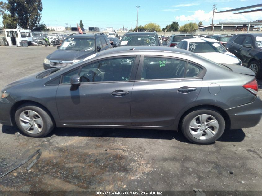 2013 HONDA CIVIC SDN LX - 19XFB2F57DE289345