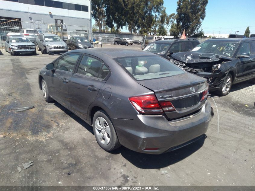 2013 HONDA CIVIC SDN LX - 19XFB2F57DE289345