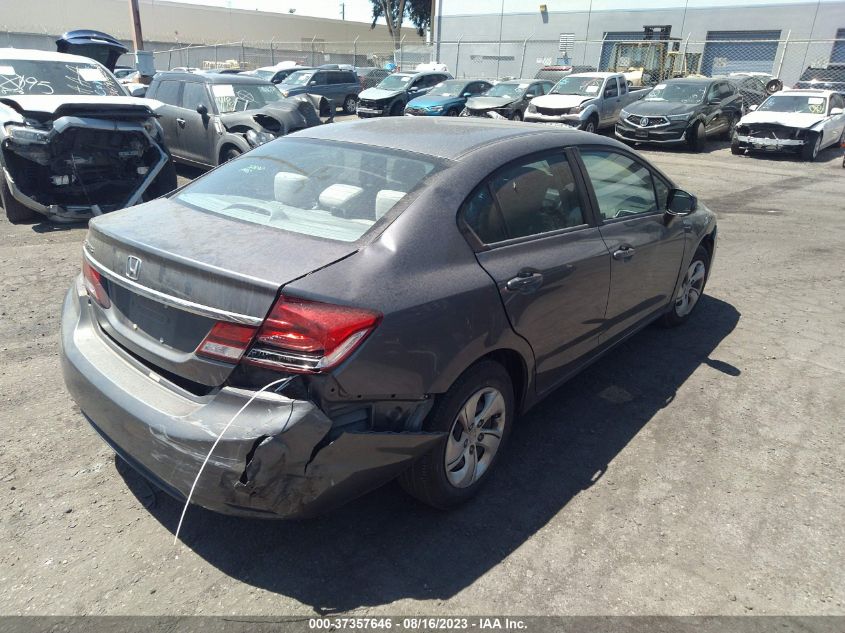 2013 HONDA CIVIC SDN LX - 19XFB2F57DE289345