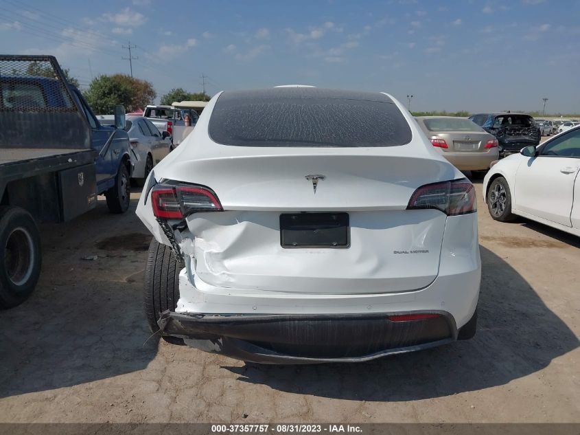 2022 TESLA MODEL Y LONG RANGE - 7SAYGAEE4NF378469