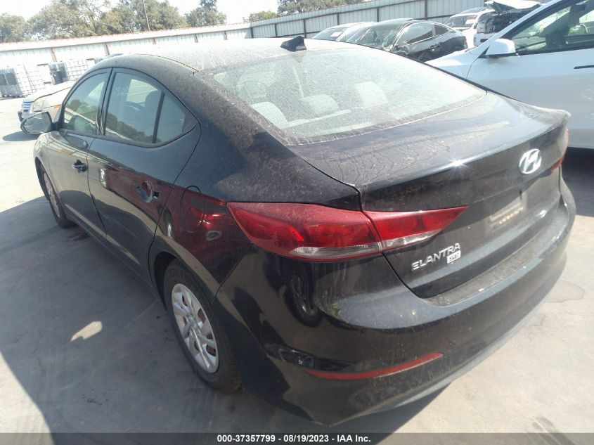 2017 HYUNDAI ELANTRA SE - 5NPD74LF6HH171404