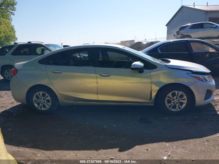 2019 CHEVROLET CRUZE - 1G1BJ5SM9K7104279