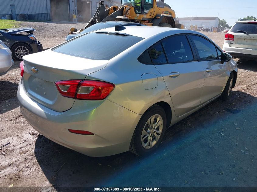 2019 CHEVROLET CRUZE - 1G1BJ5SM9K7104279