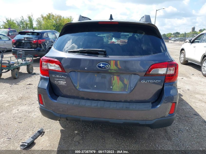 2016 SUBARU OUTBACK 2.5I PREMIUM - 4S4BSBCCXG3328812