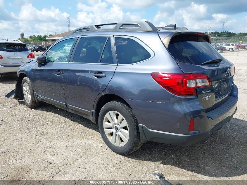 2016 SUBARU OUTBACK 2.5I PREMIUM - 4S4BSBCCXG3328812