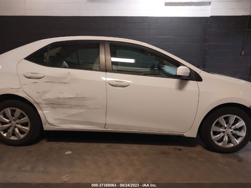 2014 TOYOTA COROLLA L/LE/S/S PLUS/LE PLUS - 2T1BURHE7EC108971