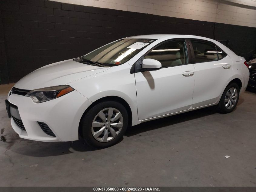 2014 TOYOTA COROLLA L/LE/S/S PLUS/LE PLUS - 2T1BURHE7EC108971