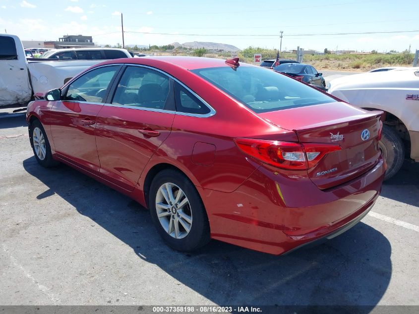 2016 HYUNDAI SONATA SE - 5NPE24AFXGH384232