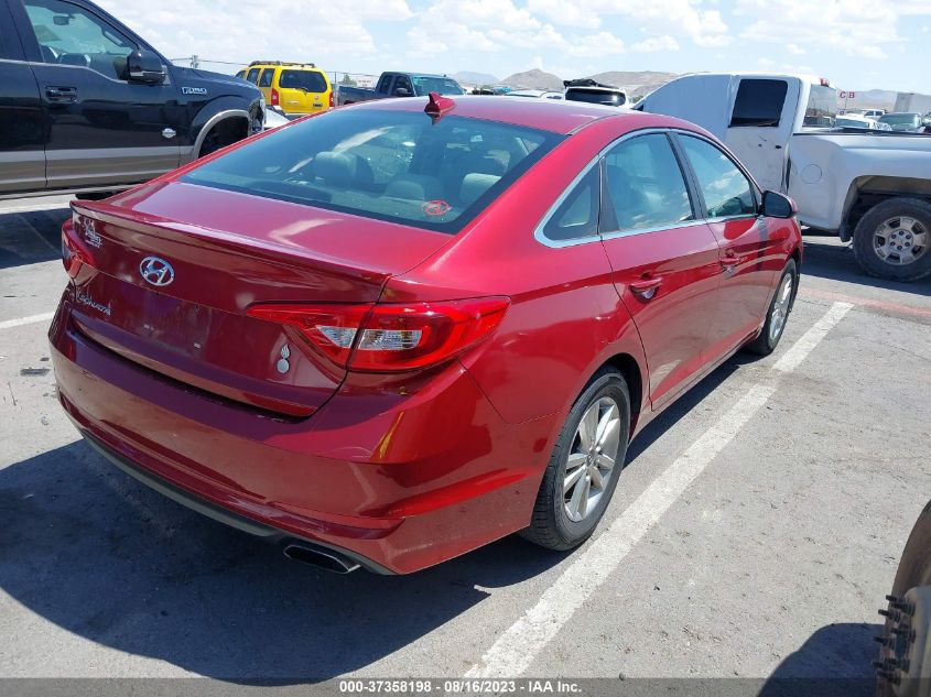 2016 HYUNDAI SONATA SE - 5NPE24AFXGH384232