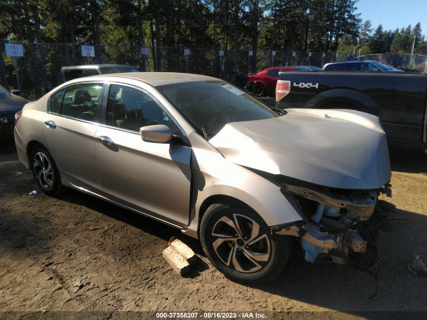 2016 HONDA ACCORD SEDAN LX - 1HGCR2F34GA119532