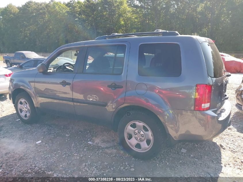 2015 HONDA PILOT LX - 5FNYF4H29FB028310