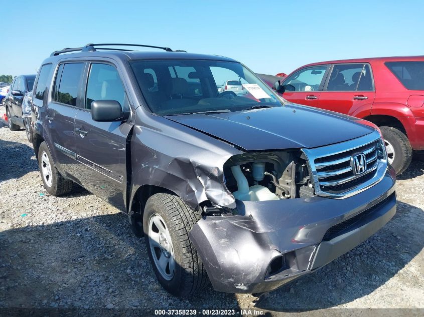 2015 HONDA PILOT LX - 5FNYF4H29FB028310