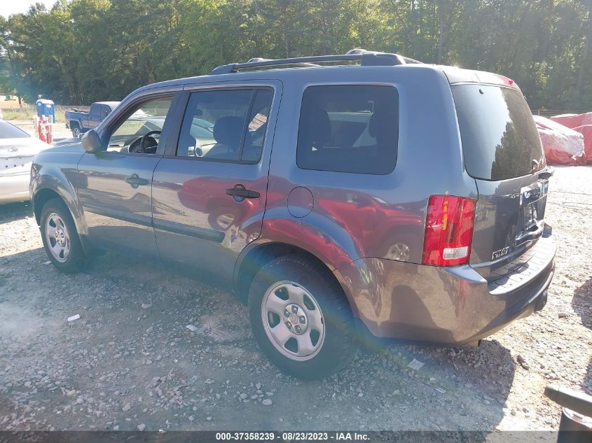 2015 HONDA PILOT LX - 5FNYF4H29FB028310