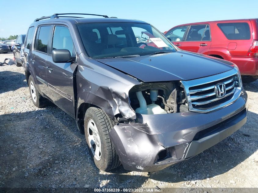 2015 HONDA PILOT LX - 5FNYF4H29FB028310