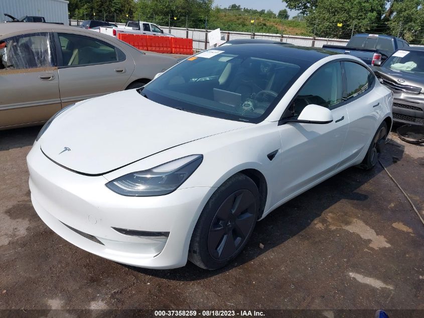 2021 TESLA MODEL 3 LONG RANGE - 5YJ3E1EB0MF915517