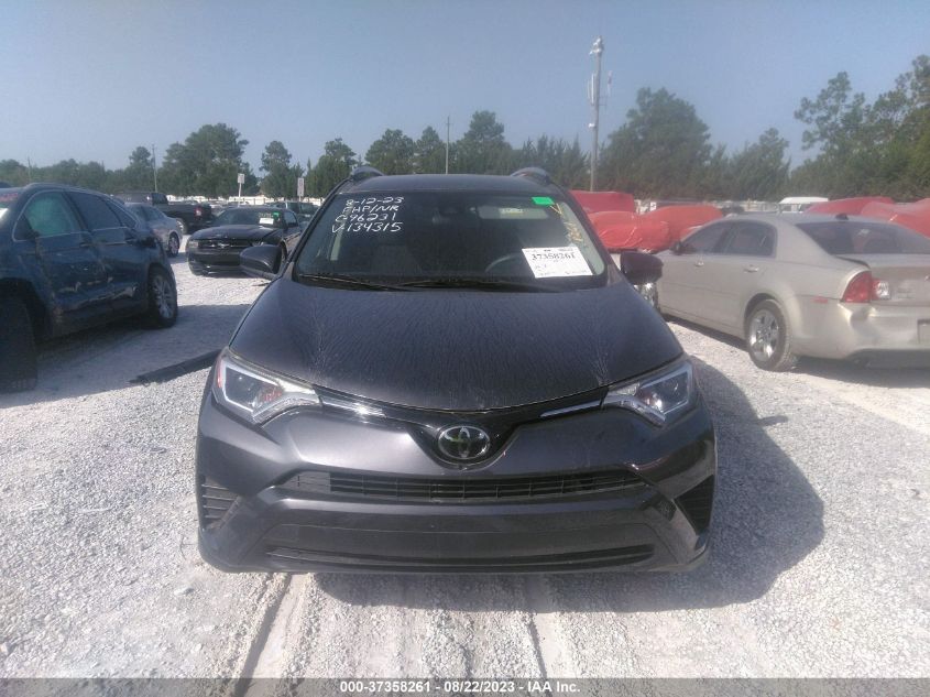2017 TOYOTA RAV4 LE - JTMBFREV5HJ134315