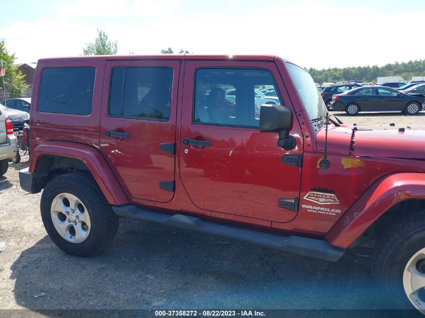 2013 JEEP WRANGLER UNLIMITED SAHARA - 1C4BJWEG5DL527924