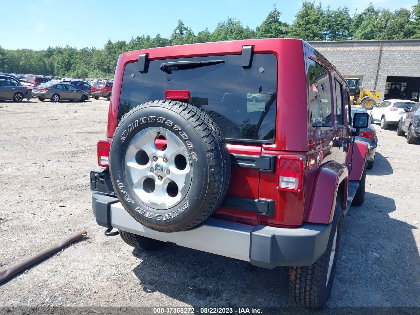 2013 JEEP WRANGLER UNLIMITED SAHARA - 1C4BJWEG5DL527924